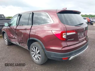 2021 Honda Pilot EX-L with VIN 5FNYF6H53MB094015, listed as a IAAI auction lot 42545722 with 66,065 mi miles and . Bid and sale history available at DreamBid. Image 3.