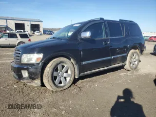 2004 Infiniti QX56 with VIN 5N3AA08CX4N803863, listed as a Copart auction lot 46522145 with 0 mi miles and Salvage Title. Bid and sale history available at carsss.com. Image 1.