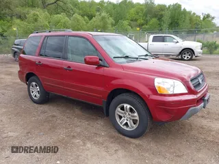 2005 Honda Pilot EX-L z VIN 5FNYF18525B054075, wystawiony jako IAAI lot #42347365 z przebiegiem 124 911 mil mil oraz . Historia ofert i sprzedaży dostępna na DreamBid. Obrazek 1.