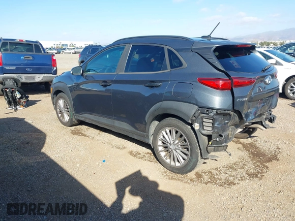 2018 Hyundai Kona SEL with VIN KM8K22AA2JU126338, listed as a IAAI auction lot 41539801 with 58,942 mi miles. Bid and sale history available at carsss.com. Image 3.