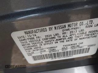 2015 Infiniti Q50 Premium z VIN JN1BV7AR1FM398047, wystawiony jako IAAI lot #42203862 z przebiegiem 104 002 mil mil oraz . Historia ofert i sprzedaży dostępna na DreamBid. Obrazek 9.