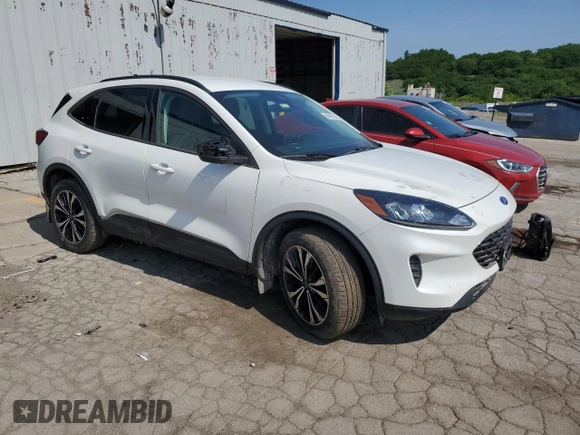 2022 Ford Escape SE with VIN 1FMCU9G62NUB44239, listed as a Copart auction lot 60988765 with Not provided miles and Salvage title. Bid and sale history available at DreamBid. Image 4.