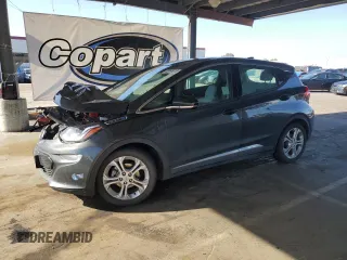2020 Chevrolet Bolt EV LT with VIN 1G1FY6S0XL4137696, listed as a Copart auction lot 56964015 with 51,624 mi miles and Salvage title. Bid and sale history available at DreamBid. Image 1.