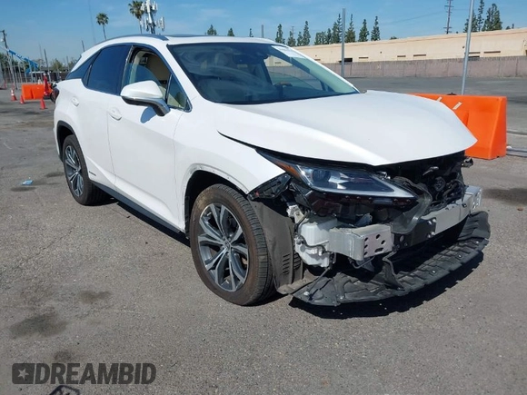2021 Lexus RX with VIN 2T2HGMDAXMC059802, listed as a IAAI auction lot 41861911 with 31,791 mi miles. Bid and sale history available at carsss.com. Image 1.