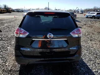 2016 Nissan Rogue S with VIN KNMAT2MV0GP620670, listed as a Copart auction lot 50888745 with 0 mi miles and Salvage Title. Bid and sale history available at carsss.com. Image 6.