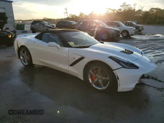 2014 Chevrolet Corvette 3LT with VIN 1G1YF3D78E5117872, listed as a Copart auction lot 83312754 with 77,507 mi miles and Non Repairable. Bid and sale history available at carsss.com. Image 4.