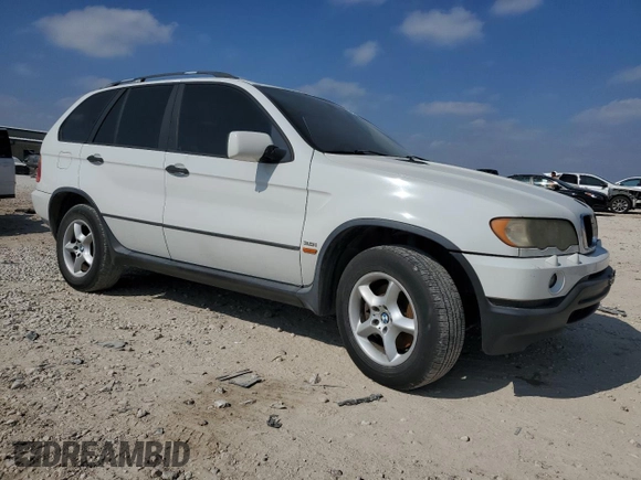 2001 BMW X5 3.0i with VIN WBAFA53511LM78470, listed as a Copart auction lot 44696085 with 275,318 mi miles and Salvage Title. Bid and sale history available at carsss.com. Image 4.