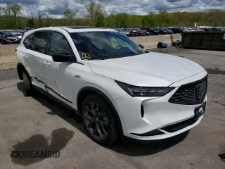 2022 Acura MDX w/A-Spec Package with VIN 5J8YE1H05NL039642, listed as a Copart auction lot 50727033 with 25,359 mi miles. Bid and sale history available at carsss.com. Image 4.