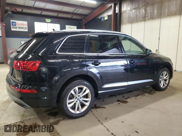 2017 Audi Q7 Premium Plus with VIN WA1LAAF73HD012517, listed as a Copart auction lot 52279185 with 177,472 mi miles and Clean Title. Bid and sale history available at carsss.com. Image 3.