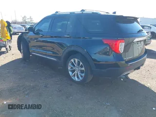 2021 Ford Explorer Platinum with VIN 1FM5K8HC2MGA54549, listed as a IAAI auction lot 41239529 with 43,518 mi miles. Bid and sale history available at carsss.com. Image 3.