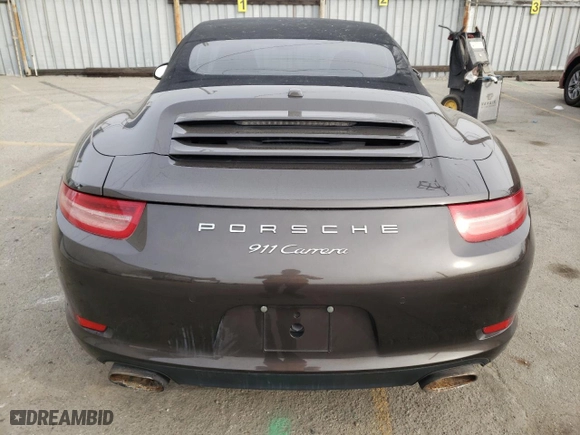 2015 Porsche 911 Carrera with VIN WP0CA2A96FS141347, listed as a Copart auction lot 84485954 with 56252 miles and Salvage Title. Bid and sale history available at carsss.com. Image 6.