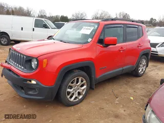 2017 Jeep Renegade Altitude with VIN ZACCJABB1HPF97308, listed as a IAAI auction lot 41768981 with 70,700 mi miles. Bid and sale history available at carsss.com. Image 2.