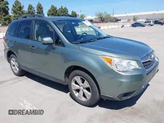 2015 Subaru Forester 2.5i Premium with VIN JF2SJADC0FH551749, listed as a IAAI auction lot 41998916 with 191,599 mi miles. Bid and sale history available at carsss.com. Image 1.