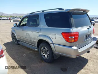 2003 Toyota Sequoia Limited with VIN 5TDBT48A03S174298, listed as a IAAI auction lot 42142636 with 218,560 mi miles and . Bid and sale history available at DreamBid. Image 3.