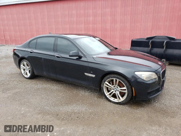 2011 BMW 7 Series 750Li xDrive with VIN WBAKC8C51BC433184, listed as a Copart auction lot 50345755 with 257,206 mi miles and Clean Title. Bid and sale history available at carsss.com. Image 4.