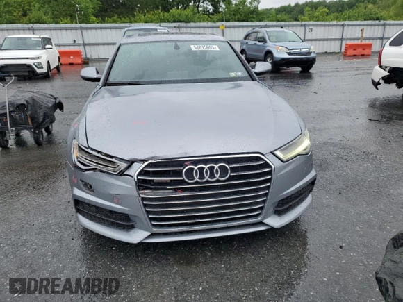 2017 Audi A6 Premium Plus with VIN WAUG8AFC8HN033595, listed as a Copart auction lot 57875005 with 89,026 mi miles and Salvage title. Bid and sale history available at DreamBid. Image 5.
