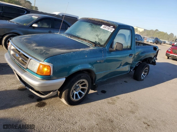 1996 Ford Ranger XL with VIN 1FTCR10A6TPA25997, listed as a Copart auction lot 49815615 with 139,601 mi miles and Salvage Title. Bid and sale history available at carsss.com. Image 1.