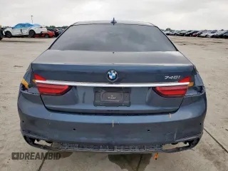 2018 BMW 7 Series 740i z VIN WBA7E2C50JG741970, wystawiony jako Copart lot #56480695 z przebiegiem 53 740 mil mil oraz Szkoda całkowita • Salvage title. Historia ofert i sprzedaży dostępna na DreamBid. Obrazek 6.