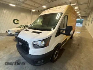 2023 Ford Transit Cargo with VIN 1FTBR1X81PKA75434, listed as a IAAI auction lot 42742887 with 5,111 mi miles and . Bid and sale history available at DreamBid. Image 12.