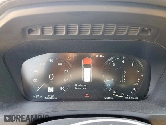 2019 Volvo XC90 Inscription z VIN YV4A22PL6K1457321, wystawiony jako Copart lot #58233225 z przebiegiem 77 356 mil mil oraz Szkoda całkowita • Salvage title. Historia ofert i sprzedaży dostępna na DreamBid. Obrazek 9.