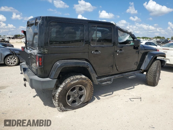 2018 Jeep Wrangler JK Unlimited Sahara with VIN 1C4BJWEG8JL858721, listed as a Copart auction lot 71556954 with 0 mi miles and Salvage Title. Bid and sale history available at carsss.com. Image 3.