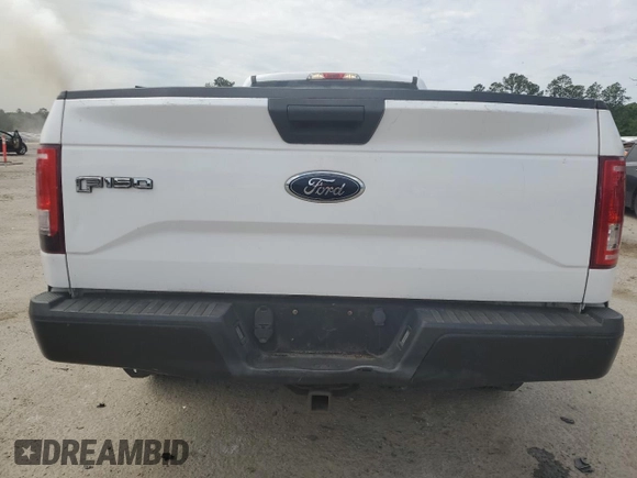 2017 Ford F-150 XL with VIN 1FTMF1CF2HKE54711, listed as a Copart auction lot 55502395 with 86,587 mi miles and Salvage title. Bid and sale history available at DreamBid. Image 6.