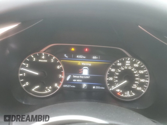 2018 Nissan Murano SV with VIN 5N1AZ2MG0JN112326, listed as a Copart auction lot 54002395 with 69,527 mi miles and Salvage Title. Bid and sale history available at DreamBid. Image 9.