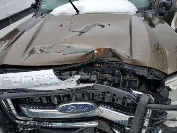 2015 Ford F-350 Platinum with VIN 1FT8W3BT9FEC93645, listed as a Copart auction lot 43228495 with 297,736 mi miles and Salvage Title. Bid and sale history available at DreamBid. Image 11.