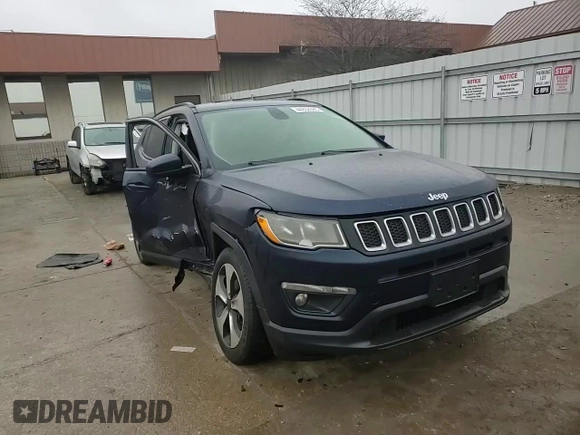 2017 Jeep Compass Latitude with VIN 3C4NJDBB4HT688530, listed as a Copart auction lot 44862595 with 138,232 mi miles and Salvage Title. Bid and sale history available at carsss.com. Image 12.