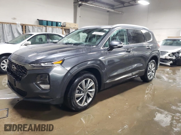 2020 Hyundai Santa Fe Limited with VIN 5NMS5CAD1LH246072, listed as a Copart auction lot 86332304 with 53,393 mi miles and Salvage Title. Bid and sale history available at carsss.com. Image 1.