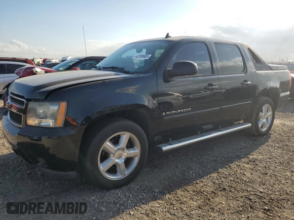 2007 Chevrolet Avalanche 1LT z VIN 3GNEC120X7G172663, wystawiony jako Copart lot #43789905 z przebiegiem 147 024 mil mil oraz Szkoda całkowita • Salvage title. Historia ofert i sprzedaży dostępna na DreamBid. Obrazek 1.