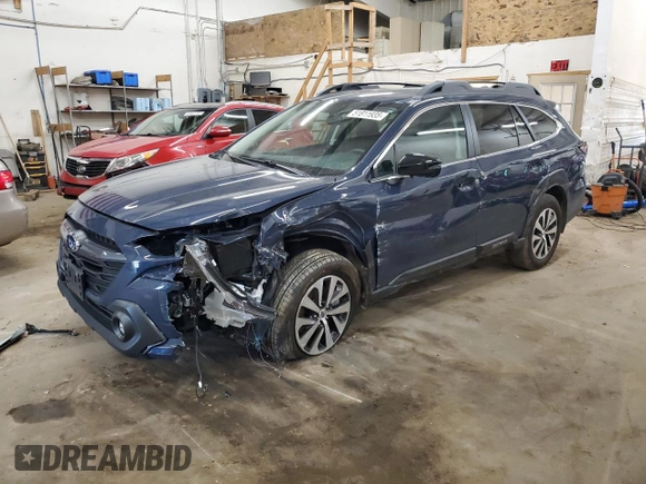 2025 Subaru Outback Premium with VIN 4S4BTADC2S3165944, listed as a Copart auction lot 51811935 with 9,017 mi miles and Salvage Title. Bid and sale history available at carsss.com. Image 1.