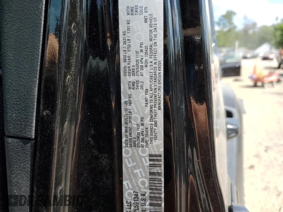 2023 Jeep Gladiator High Altitude z VIN 1C6HJTFG1PL591347, wystawiony jako Copart lot #52847825 z przebiegiem 9 854 mil mil oraz Szkoda całkowita • Salvage title. Historia ofert i sprzedaży dostępna na DreamBid. Obrazek 14.