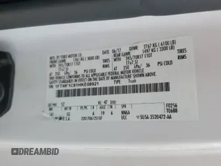 2017 Ford F-150 XL с VIN 1FTMF1C81HKE08921, выставлен на аукционе Copart как лот 59666795 с пробегом 163 567 миль миль и Списание • Salvage title. История ставок и продаж доступна на DreamBid. Изображение 12.