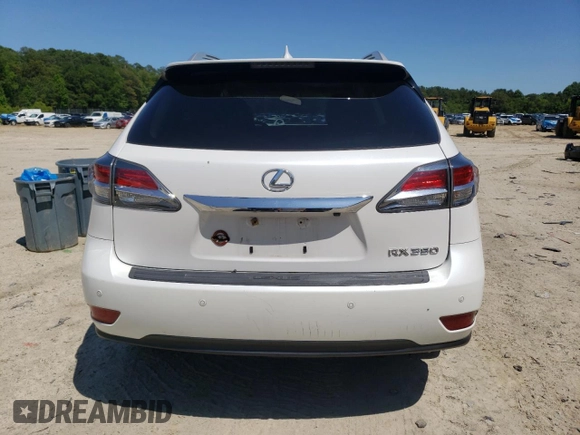 2015 Lexus RX 350 with VIN 2T2BK1BAXFC312206, listed as a Copart auction lot 59366385 with Not provided miles and Salvage title. Bid and sale history available at DreamBid. Image 6.