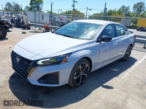 2025 Nissan Altima SR with VIN 1N4BL4CV6SN362215, listed as a IAAI auction lot 42057026 with 3,467 mi miles and . Bid and sale history available at DreamBid. Image 19.