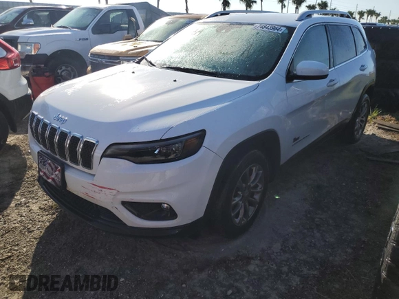 2020 Jeep Cherokee Lux with VIN 1C4PJLLX4LD638125, listed as a Copart auction lot 74843964 with Not provided miles and Non repairable. Bid and sale history available at DreamBid. Image 1.