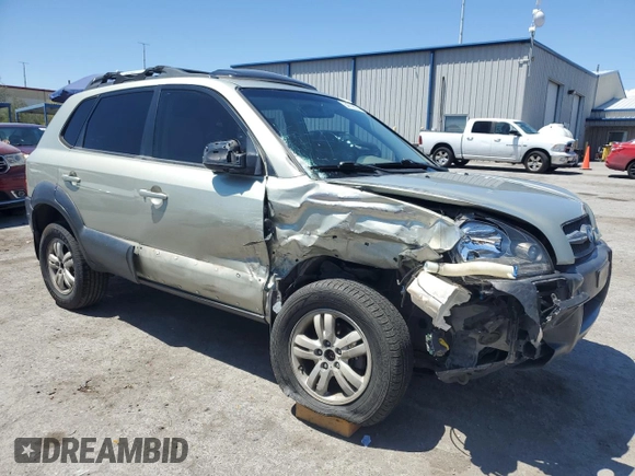 2006 Hyundai Tucson GLS with VIN KM8JN12DX6U375256, listed as a Copart auction lot 58896804 with 134,037 mi miles and Salvage Title. Bid and sale history available at carsss.com. Image 4.