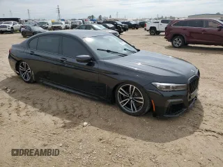 2022 BMW 7 Series 750i xDrive с VIN WBA7U2C01NCK83702, выставлен на аукционе Copart как лот 45450975 с пробегом Не указан миль и Списание • Salvage title. История ставок и продаж доступна на DreamBid. Изображение 4.