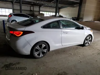 2014 Hyundai Elantra Coupe with VIN KMHDH6AH2EU026158, listed as a Copart auction lot 68703794 with 99,404 mi miles and Salvage Title. Bid and sale history available at carsss.com. Image 3.