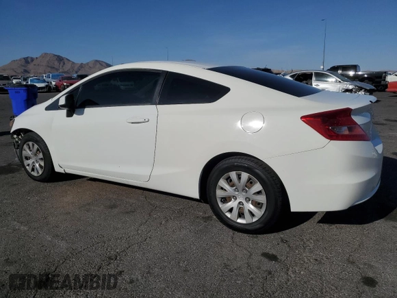 2012 Honda Civic Cpe LX with VIN 2HGFG3B52CH558983, listed as a Copart auction lot 52414665 with 79,925 mi miles and Salvage Title. Bid and sale history available at carsss.com. Image 2.