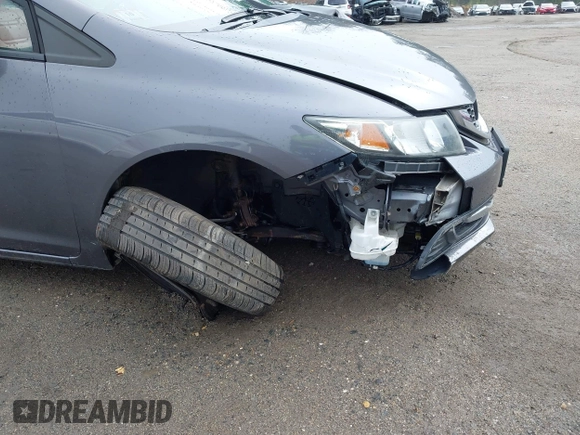 2014 Honda Civic Sedan LX with VIN 2HGFB2F53EH541941, listed as a IAAI auction lot 42033294 with 104,006 mi miles. Bid and sale history available at carsss.com. Image 6.