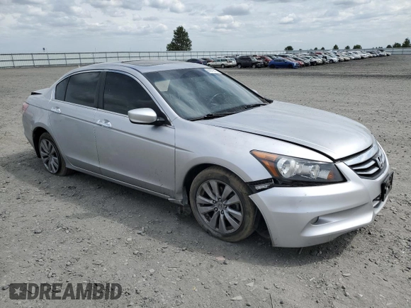 2011 Honda Accord EX-L with VIN 1HGCP3F83BA029580, listed as a Copart auction lot 61879515 with 192,131 mi miles and Salvage title. Bid and sale history available at DreamBid. Image 4.