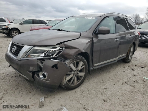 2015 Nissan Pathfinder SL with VIN 5N1AR2MM4FC667112, listed as a Copart auction lot 84157584 with 217,563 mi miles and Clean Title. Bid and sale history available at carsss.com. Image 1.