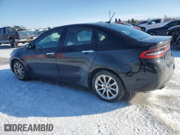 2013 Dodge Dart Limited with VIN 1C3CDFCH1DD132063, listed as a Copart auction lot 43979355 with 247,413 mi miles and Clean Title. Bid and sale history available at DreamBid. Image 2.