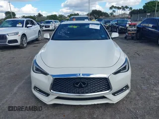 2020 Infiniti Q60 Luxe with VIN JN1EV7EK2LM340406, listed as a IAAI auction lot 41641294 with 35,239 mi miles and . Bid and sale history available at carsss.com. Image 12.