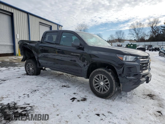 2023 Chevrolet Colorado 2WD LT with VIN 1GCGSCEC0P1123797, listed as a Copart auction lot 41610745 with 35,637 mi miles and Salvage title. Bid and sale history available at DreamBid. Image 4.
