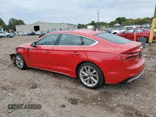 2022 Audi A5 Sportback Premium with VIN WAUABCF51NA011980, listed as a Copart auction lot 71982364 with 8,077 mi miles and Salvage Title. Bid and sale history available at carsss.com. Image 2.