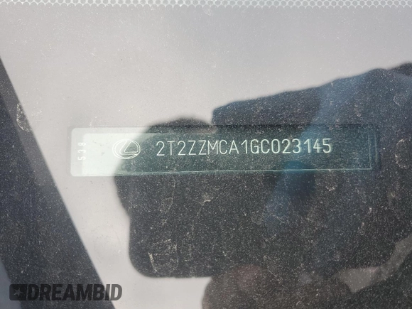 2016 Lexus RX 350 with VIN 2T2ZZMCA1GC023145, listed as a Copart auction lot 45554205 with 144,755 mi miles and Salvage title. Bid and sale history available at DreamBid. Image 15.