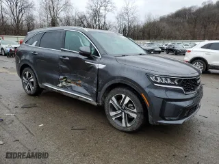 2023 Kia Sorento Hybrid EX with VIN KNDRHDLG7P5168800, listed as a Copart auction lot 44146615 with 67,005 mi miles and Salvage Title. Bid and sale history available at carsss.com. Image 4.